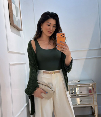 Looks femininos com um Kimono tricot